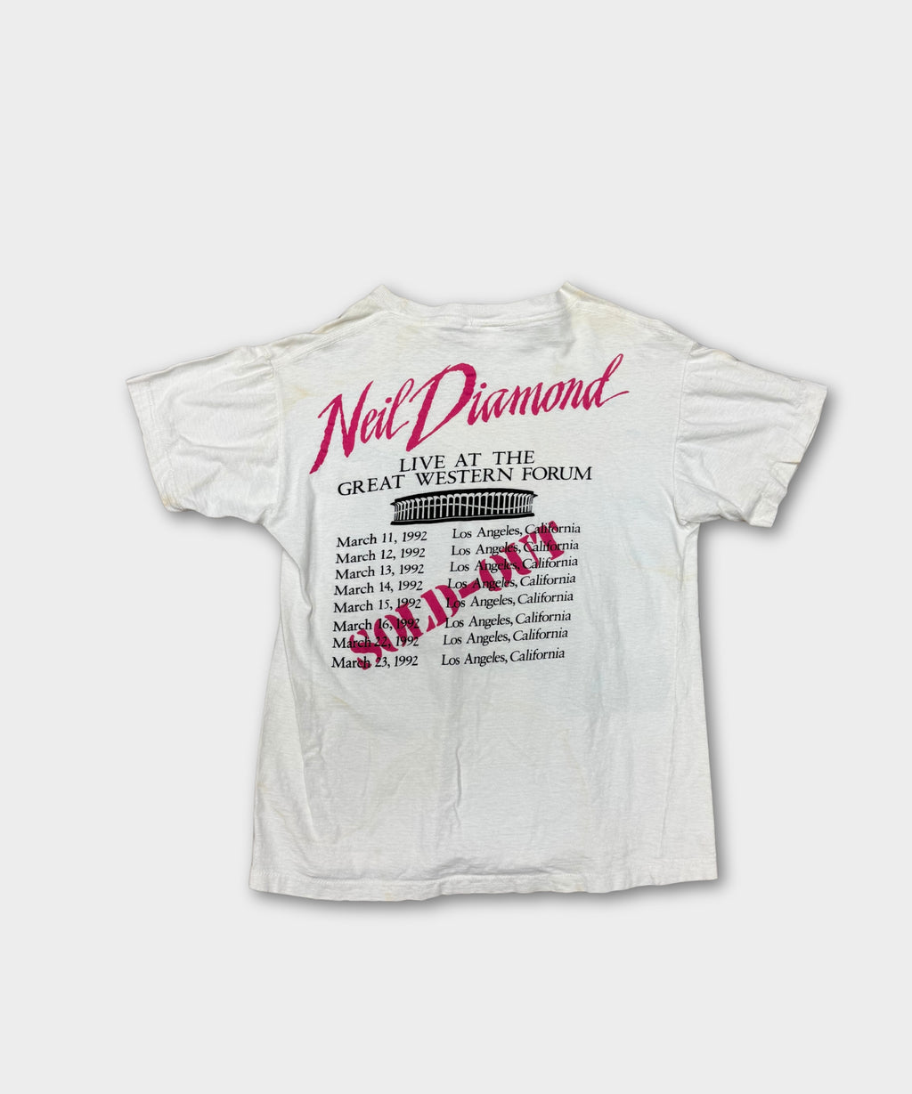 1992 NEIL DIAMOND TEE - WHITE