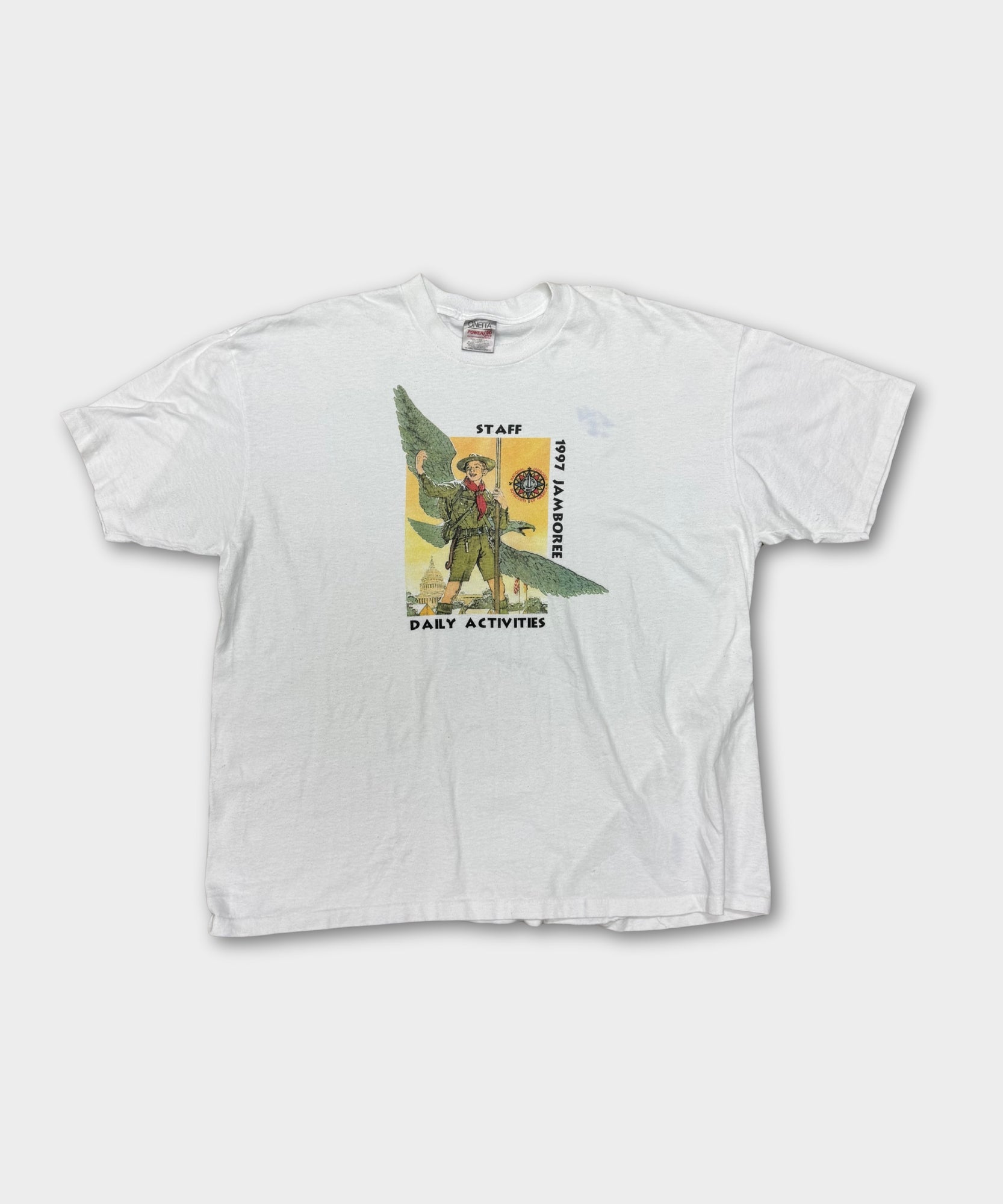 1997 BOY SCOUTS JAMBOREE TEE - WHITE