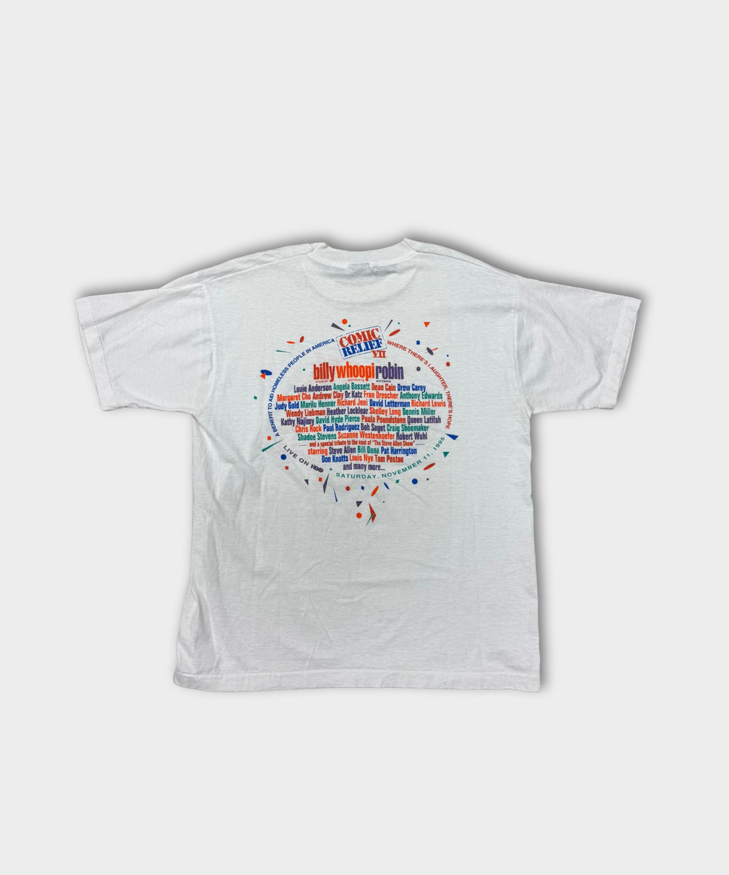 1995 Comic Relief Tee - White