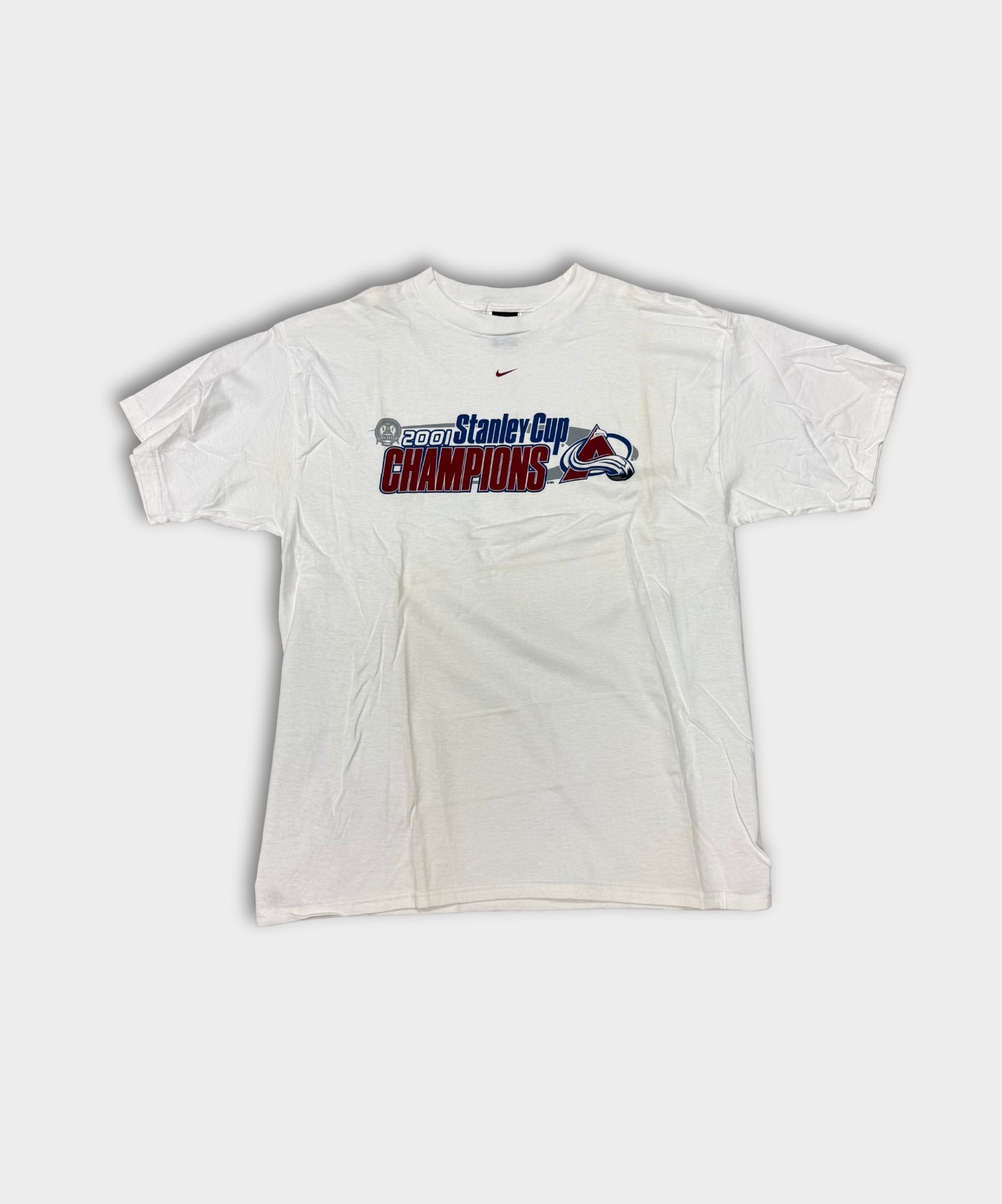 VINTAGE COLORADO AVALANCHE TEE - WHITE