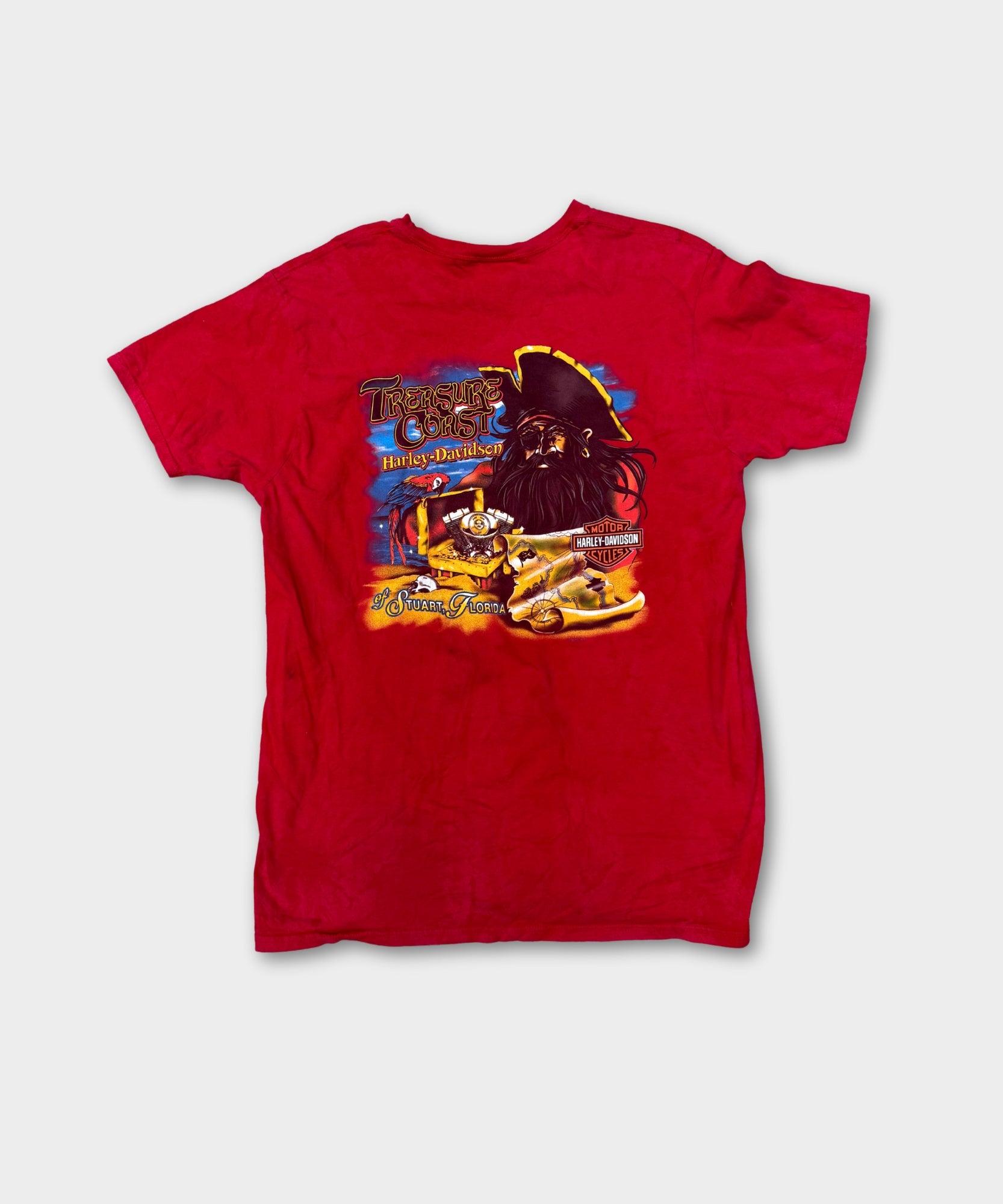 VINTAGE HARLEY MILWAUKEE TEE - RED