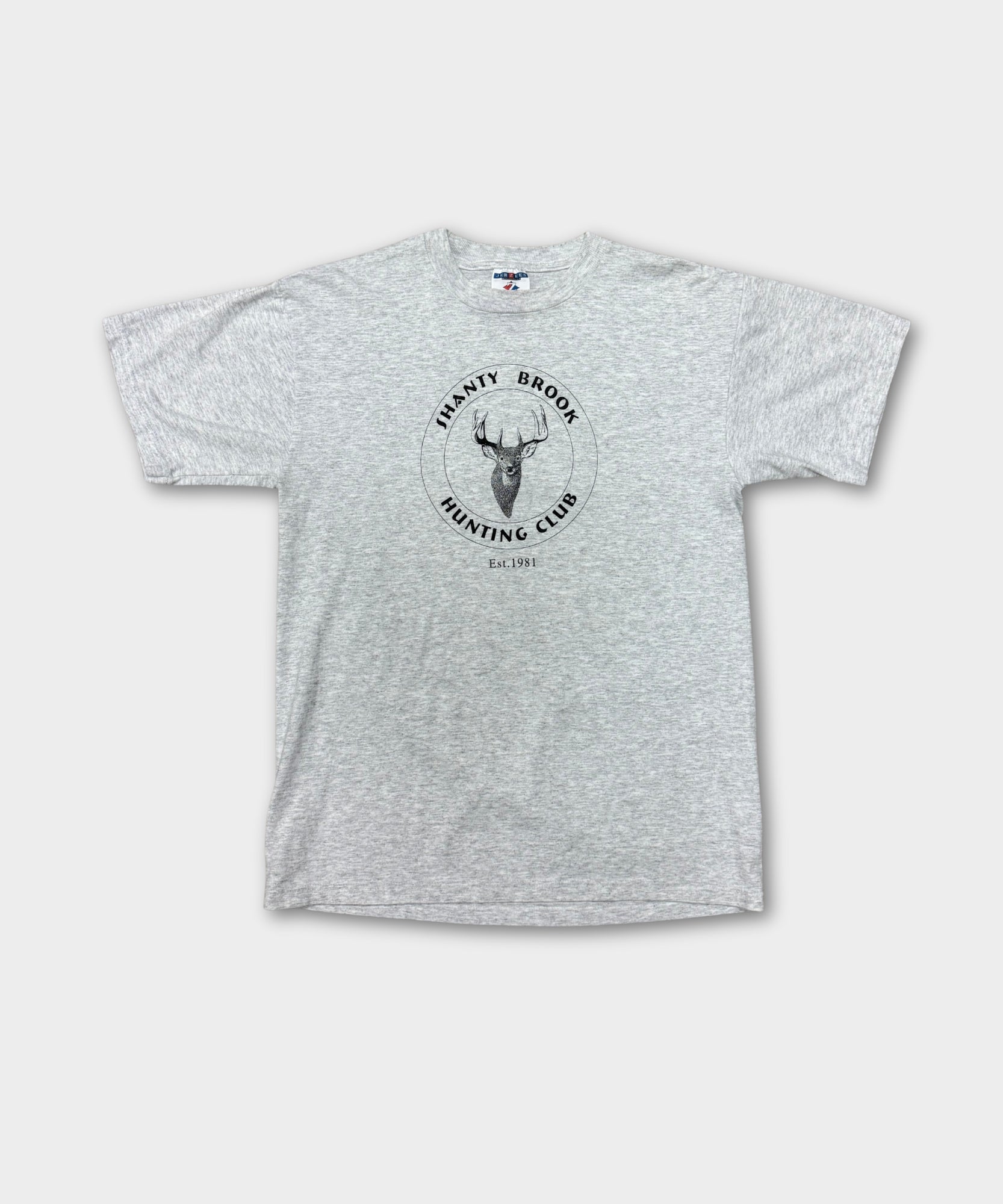 VINTAGE HUNTING CLUB TEE - HEATHER GREY
