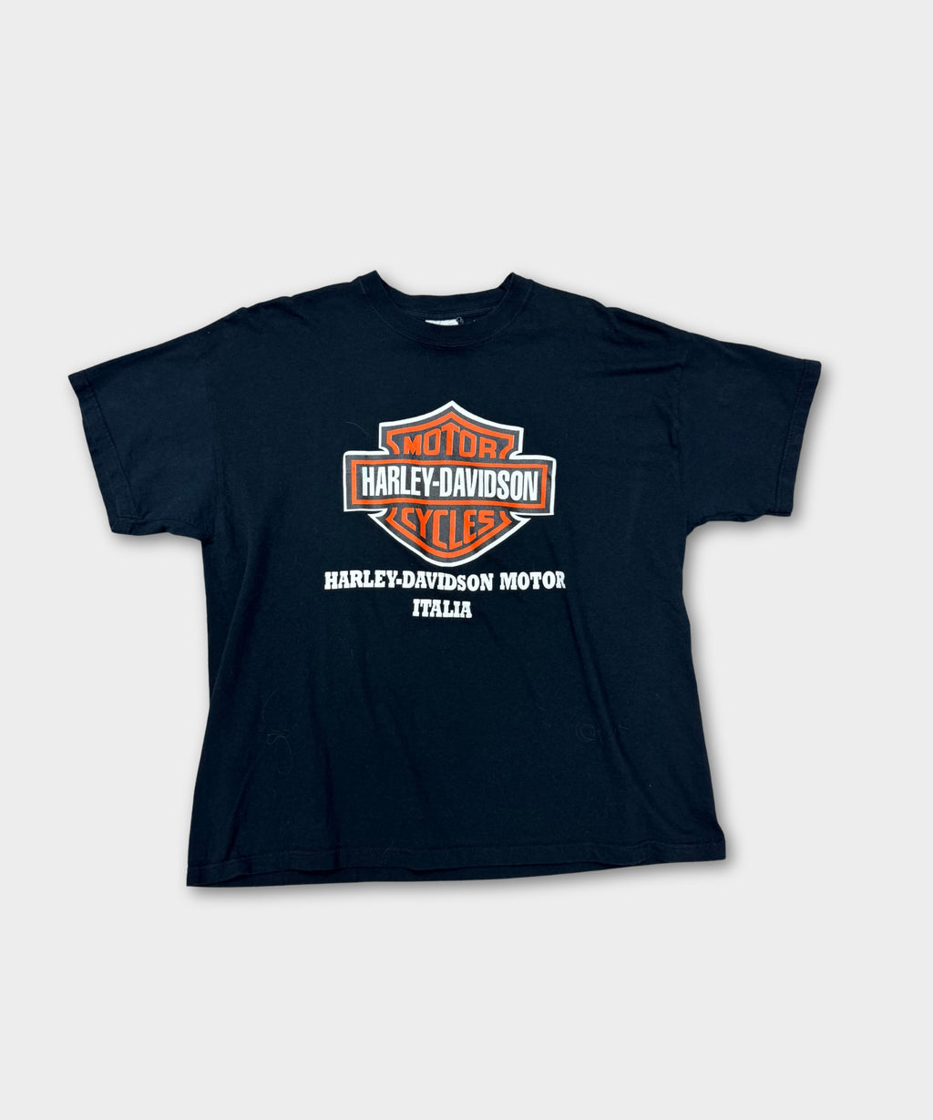 Vintage Italia Harley Tee - Black