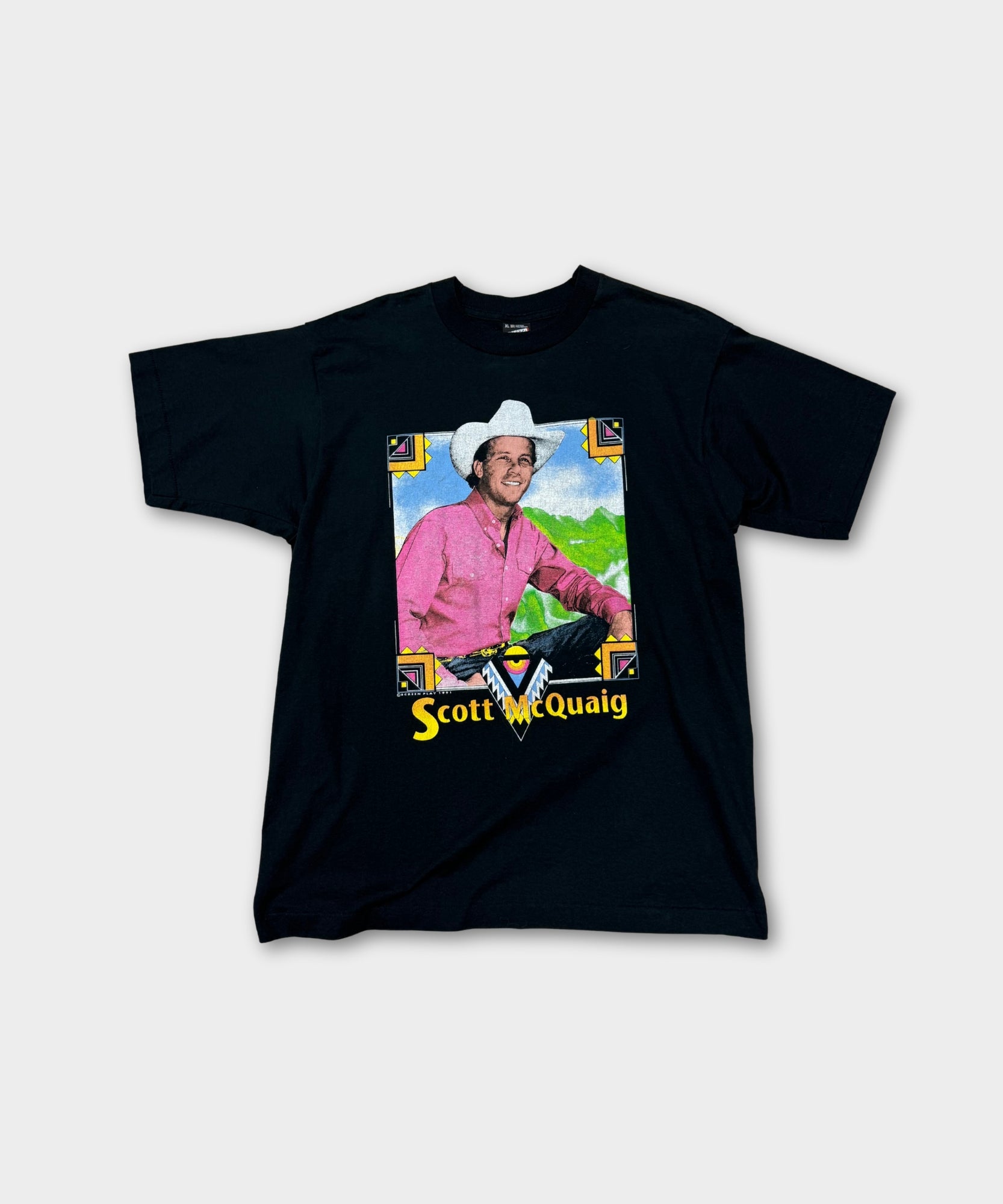 Vintage Scott Mcquaig Tee - Black