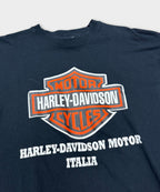 Vintage Italia Harley Tee - Black