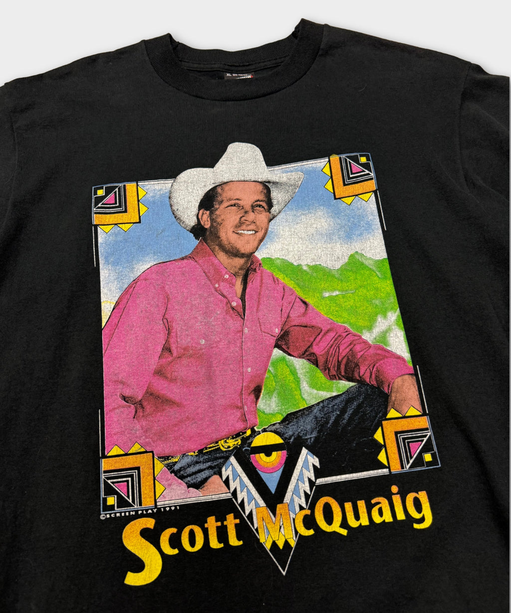 Vintage Scott Mcquaig Tee - Black