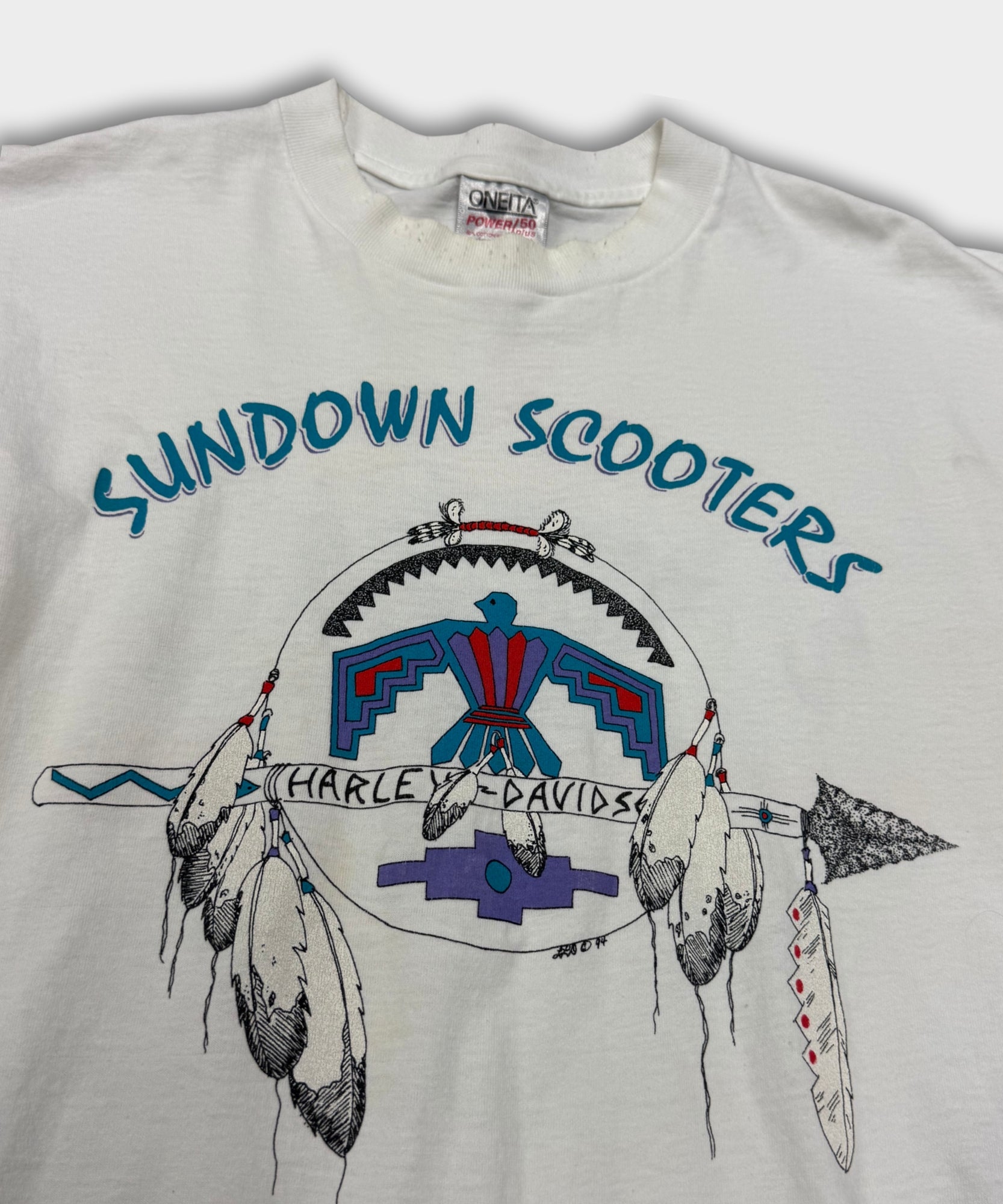 1997 Vintage Harley Davidson Tee - White