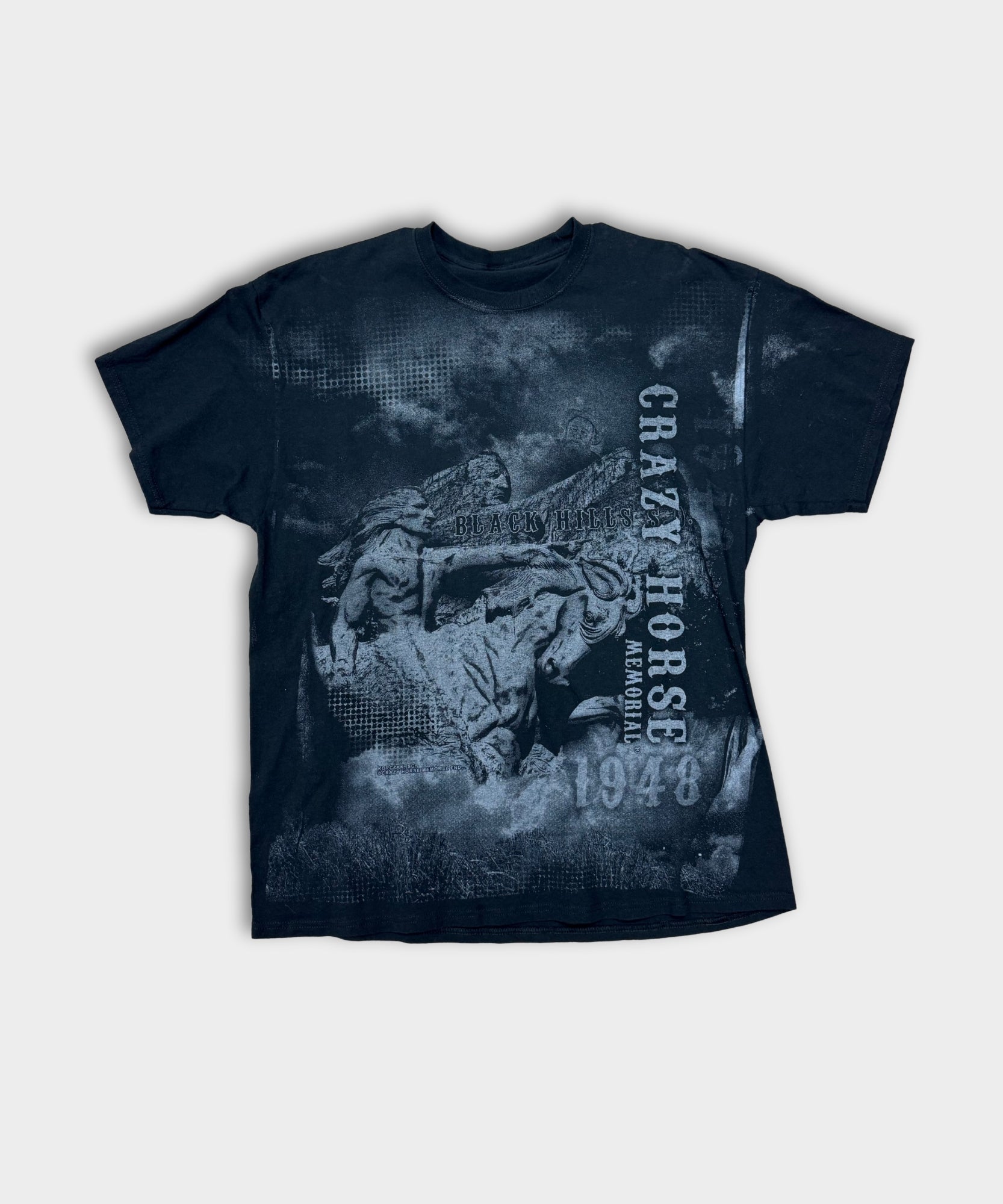Vintage Crazy Horse Tee - Black