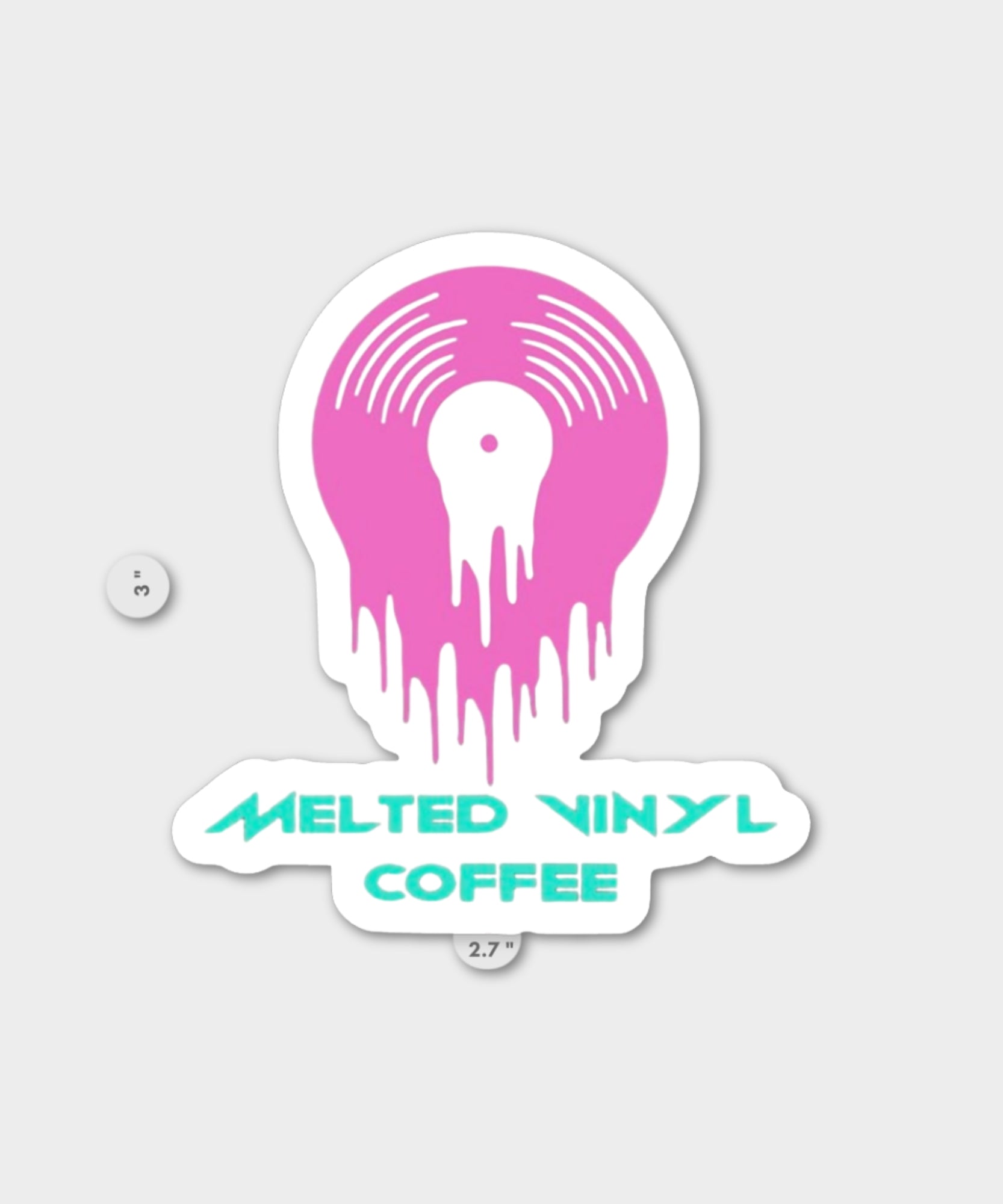 "Melted Vinyl OG" Sticker