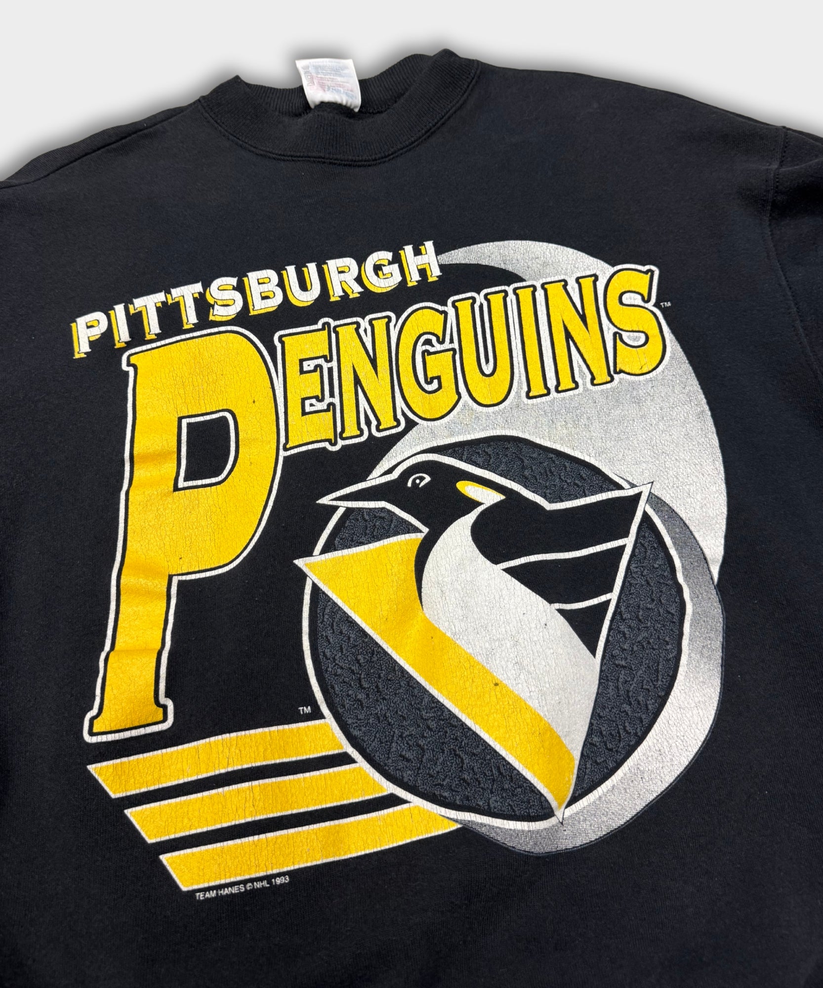 1993 Penguins Crewneck - Black
