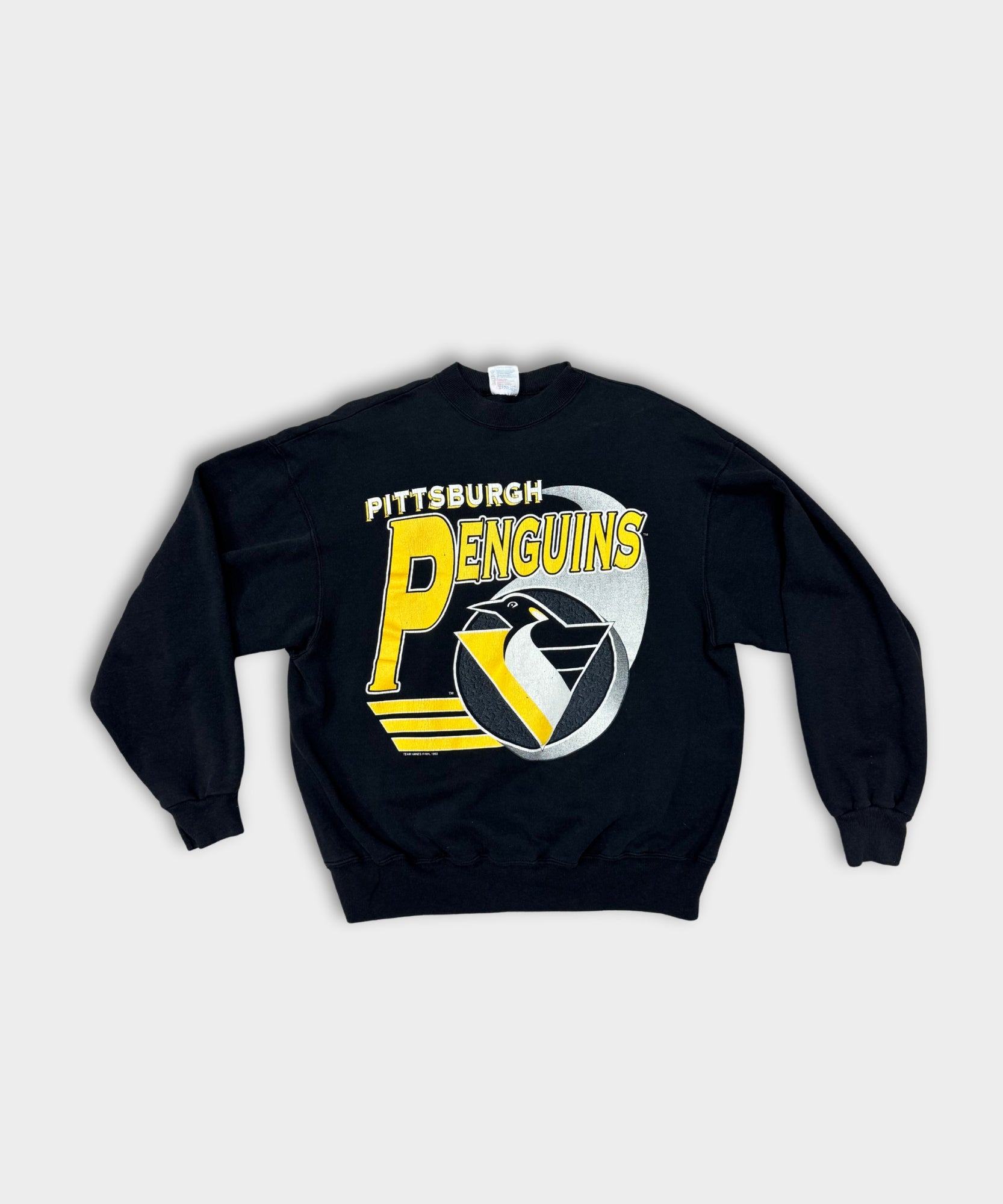 1993 Penguins Crewneck - Black