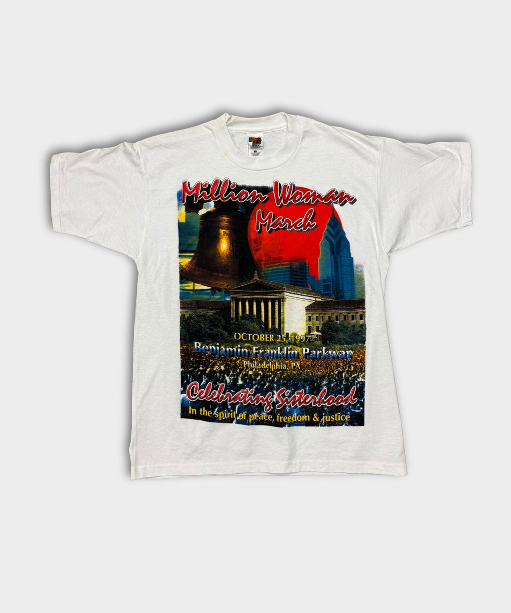 1997 Million Womens March Tee - White